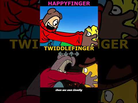 FNF: HAPPYFINGER VS TWIDDLEFINGER // A normal MaxDesignPro mod #shortvideo #shorts #short