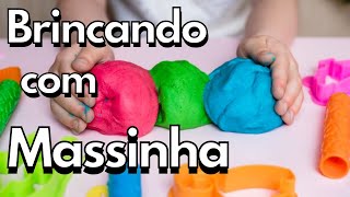BRINCANDO COM MASSINHA  [MISTURAS DE CORES] Caseiras - Play Doh