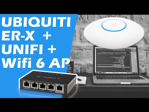 Ubiquiti ER-X + Access Point U6 + UniFi Docker Container