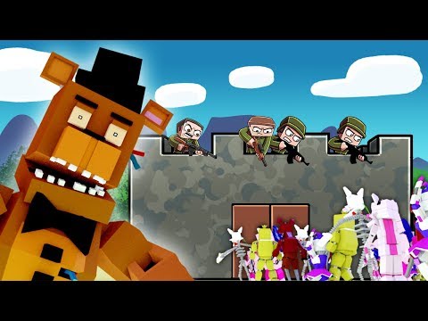 Minecraft - FNAF BASE CHALLENGE: Animatronic Army! (Five Nights at Freddy's)