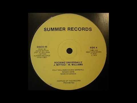 Willie Williams & Jackie Mittoo - Rocking Universally - Summer Records 12inch 1979