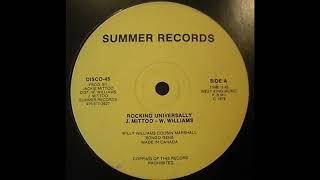 Willie Williams &amp; Jackie Mittoo - Rocking Universally - Summer Records 12inch 1979