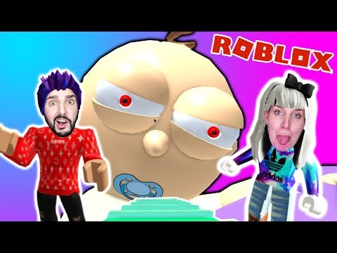 Roblox: ENTKOMME AUS KINDERTAGESSTÄTTE! NINA + KAAN GEFANGEN IN KITA VOM RIESIGEN BABY! Daycare Obby
