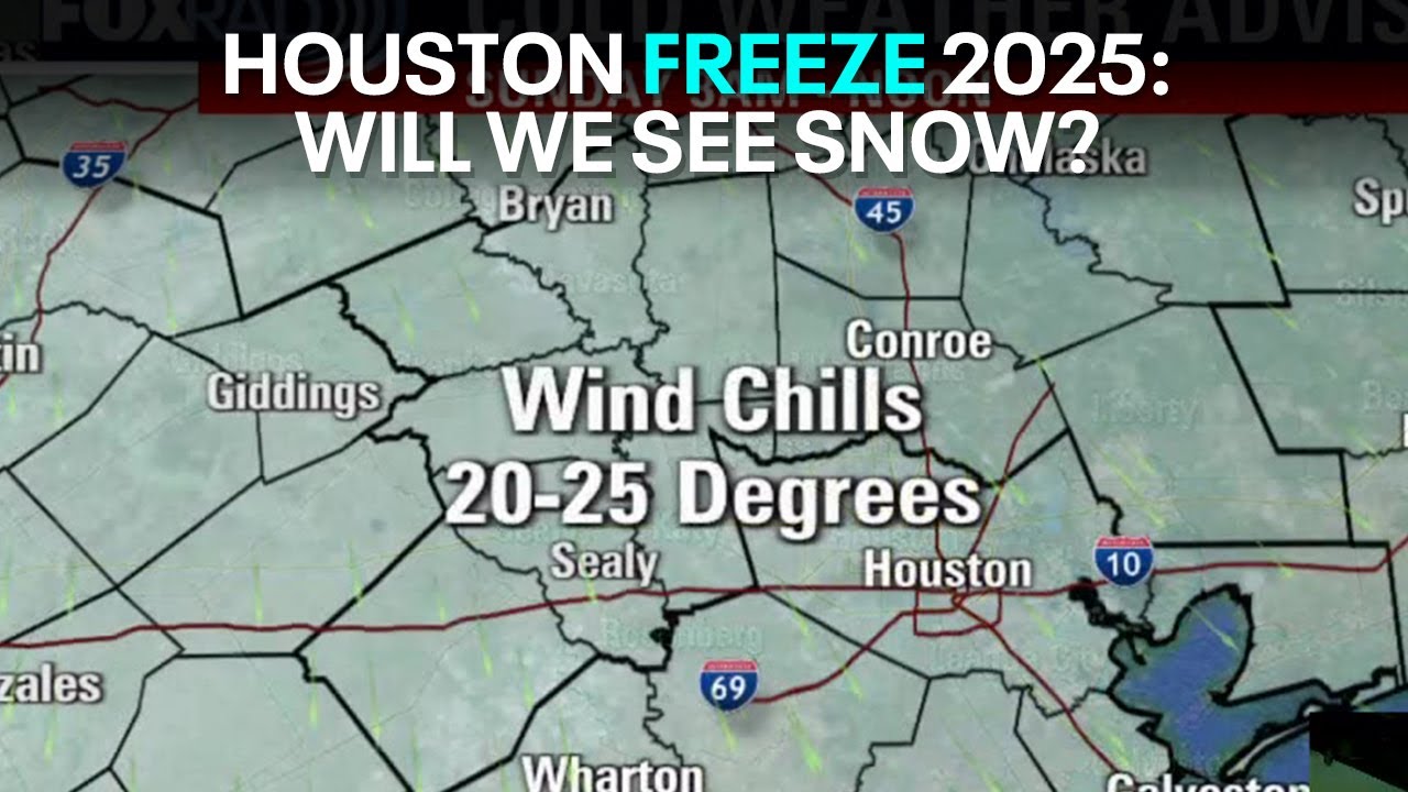 Houston weather: What we know about possible snow, ice