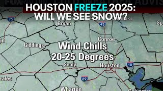 Houston weather: What we know about possible snow, ice