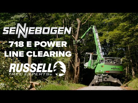 Power Line Clearing with a Sennebogen 718 E