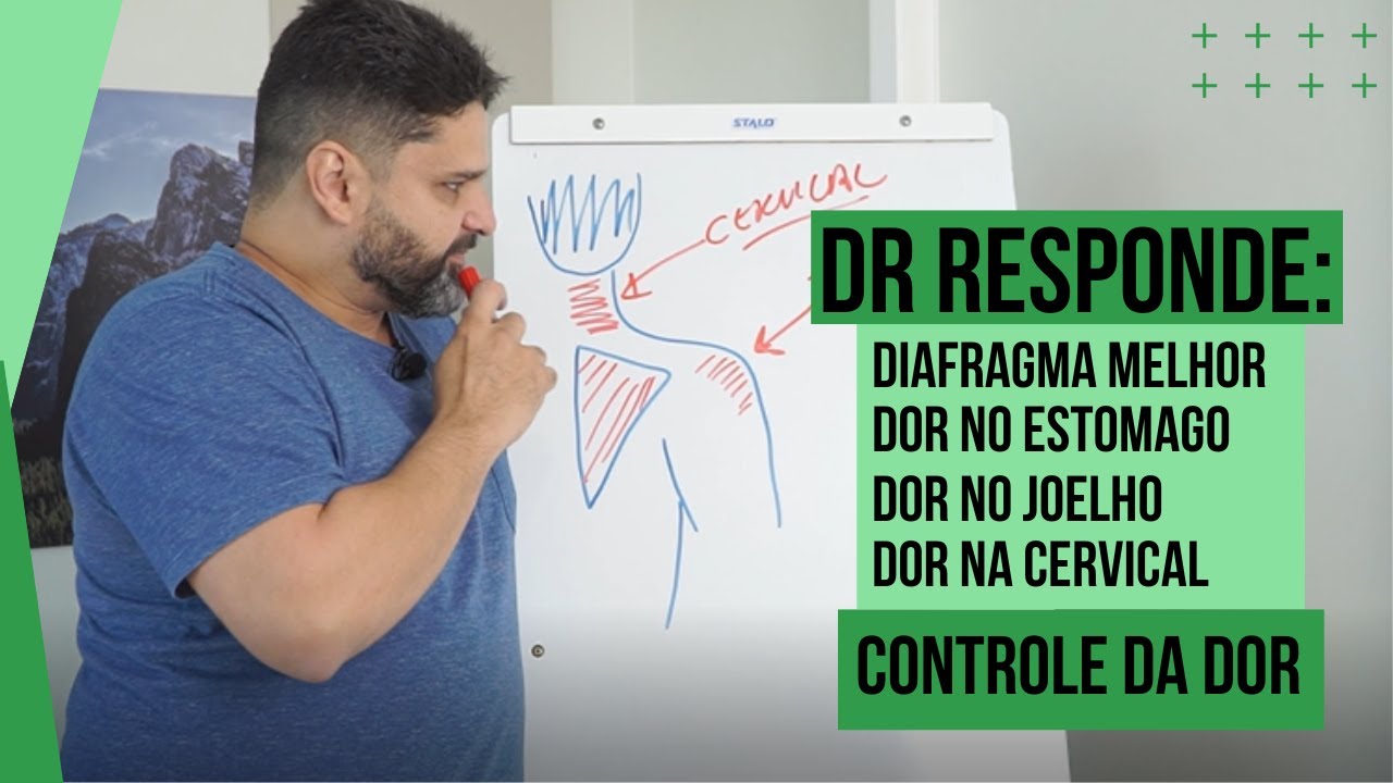 🟢 Dr Responde: Controle da dor no estomago, joelho, cervical e diafragma melhor