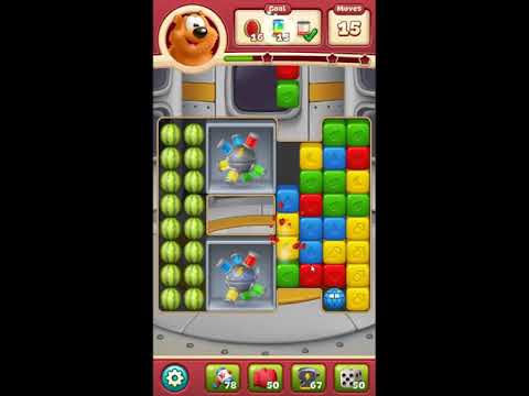 Toon Blast Level 3006 - NO BOOSTERS 🐻🐺🐱 | SKILLGAMING ✔️