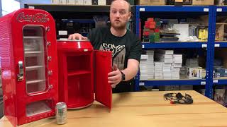 Coca Cola Cooler Video Review - Vending Machine and Coca Cola Can