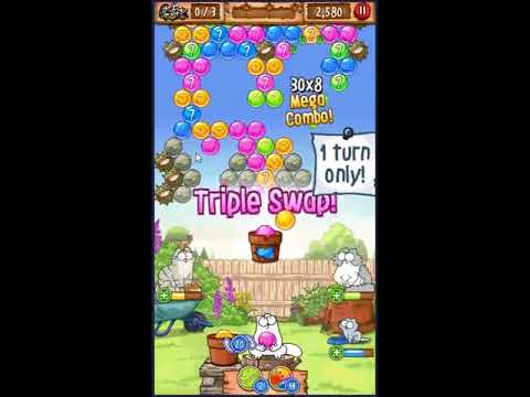 Simon's Cat Pop Time Level 347 - NO BOOSTERS 😺 | SKILLGAMING ✔️