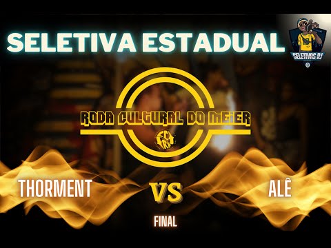 Batalha de Mc´s  - Seletiva estadual RJ  - Thorment X Alê - Roda Cultural do Méier - Final