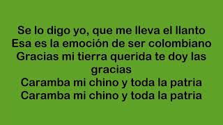 Carlos Vives- El orgullo de mi patria  (Letra/Lyrics)