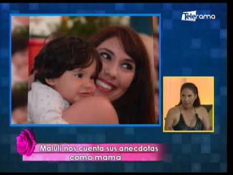 Maluli nos cuenta sus anécdotas como mamá