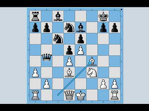 Pobednička kombinacija i neizbežni mat ● SPIELMANN vs MENCHIK ● Francuska odbrana # 1572