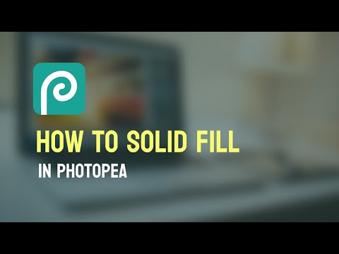 How to Solid Fill in Photopea | Photopea