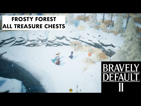 Bravely Default 2 - Frosty Forest - All Treasure Chests