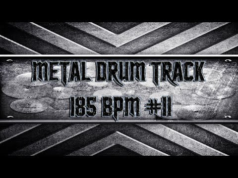 Epic Heavy Metal Drum Track 185 BPM (HQ,HD)