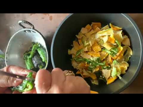 dried pumpkin dish ##bhutanesedish #bhutanesekitchen #bhutan