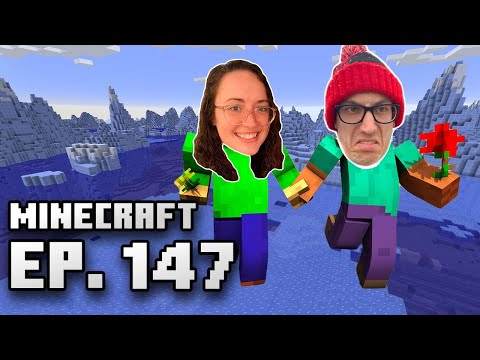 Minecraft BLIND Let's Play [Ep. 147] -- Ryan and Meg's First Time Playing Minecraft Survival!