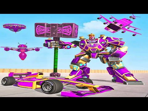 Multi Robot Car Game: Formula Car Robot Transform - Android Gameplay