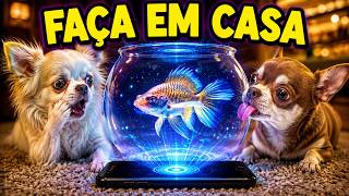 TRANSFORMAMOS O CELULAR EM UM PROJETOR 3D!