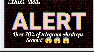 BUSTED!!! watch this asap if you're mining any telegram crypto airdrop.