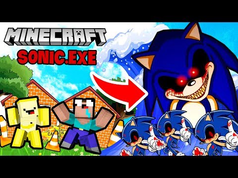 THỬ THÁCH SÓNG THẦN SONIC.EXE CÙNG NOOB CHẠY TRỐN SÓNG THẦN TRONG MINECRAFT