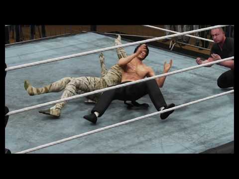 Bruce Lee vs. Mummy (WWE 2k19) - CPU vs. CPU - Epic Battle 💯 🐲 - Dragon Fights 🐉