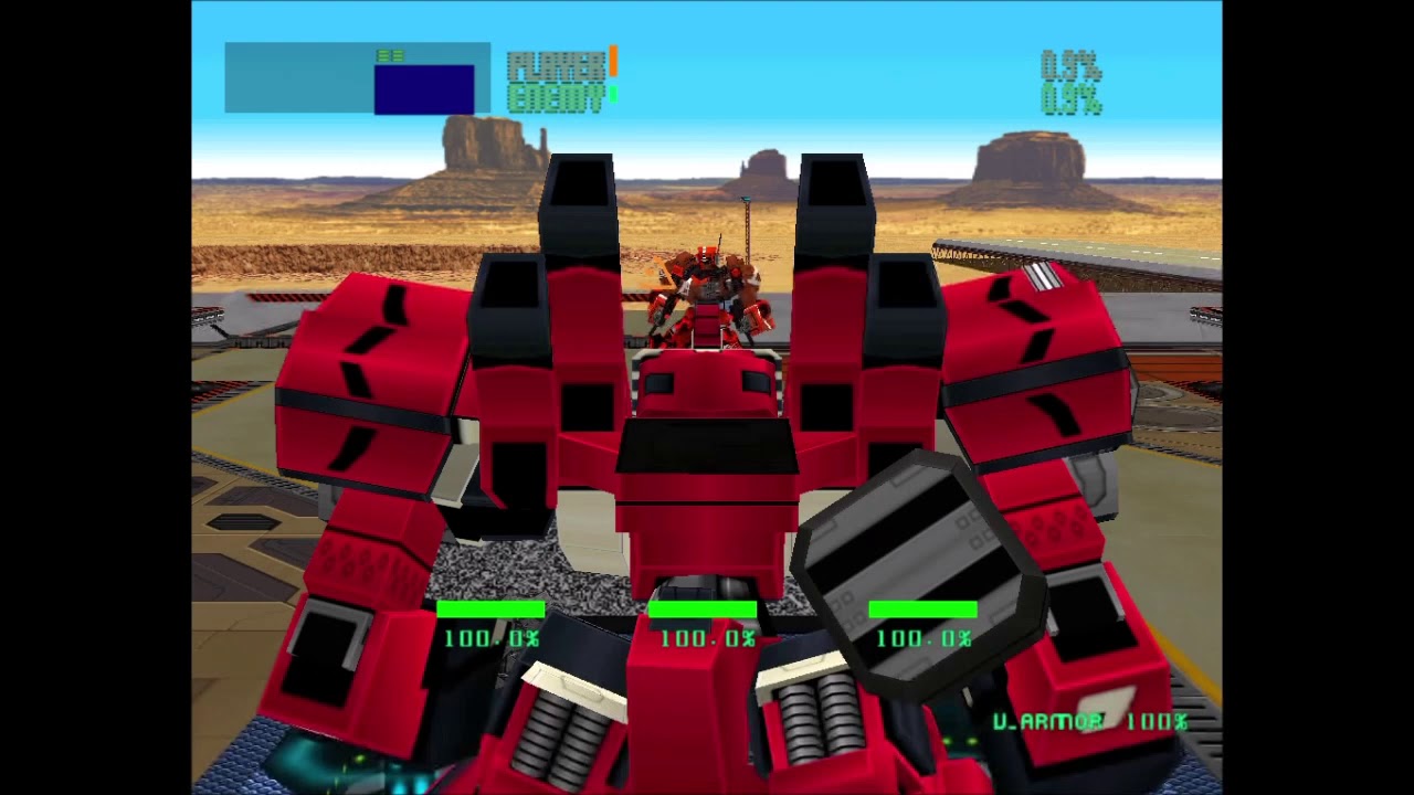 Cyber Troopers: Virtual On (1995) Sega Arcade