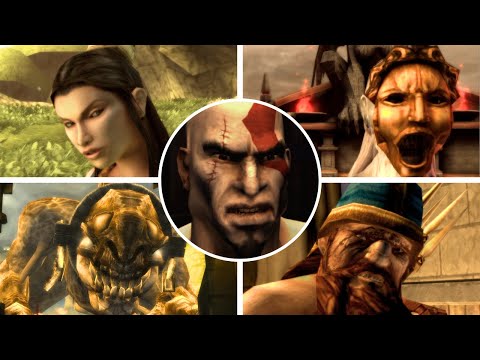 God of War Chains of Olympus - All Bosses + Ending [No Damage]