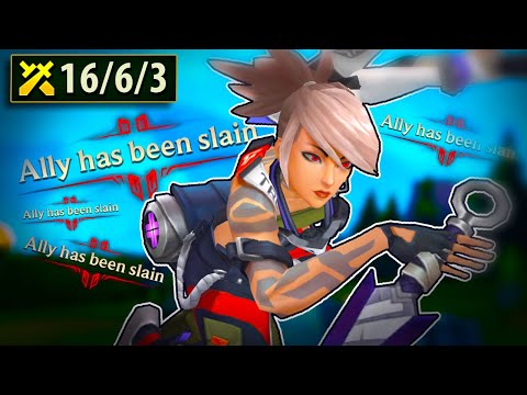 Akali but I am the only one fed on my team ( ADC flames me )