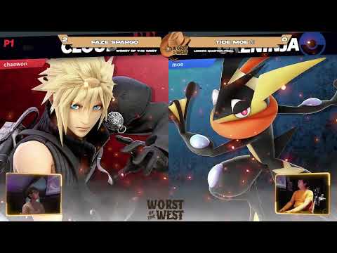 WotW#08 - FaZe | Sparg0 (Cloud) Vs. TIDE | Moe ඞ (Greninja) Winners Final