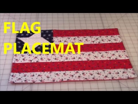 How To Sew Flag Placemats | The Sewing Room Channel