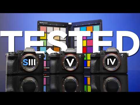 A7V IS BETTER Than A7Siii for Video! Sony a7V vs A7IV vs A7sIII Comparison