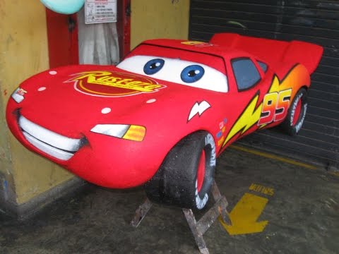 como hacer una escultura de Rayo McQueen (Alejandro@diselos.com)