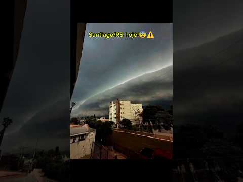 😨🚨Nuvem ASSUSTADORA hoje no Rio Grande do Sul?