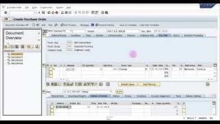 How to create a Purchase Order wrt another Purchase Order in SAP - SAP MM Basic Video