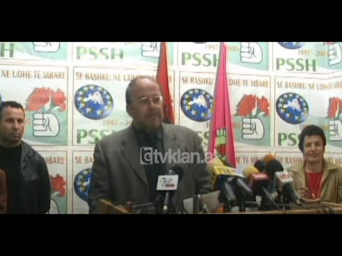 Palët brenda PS-se mirëpresin paktin e marrëveshjes Nano- Meta (4 Prill 2002)