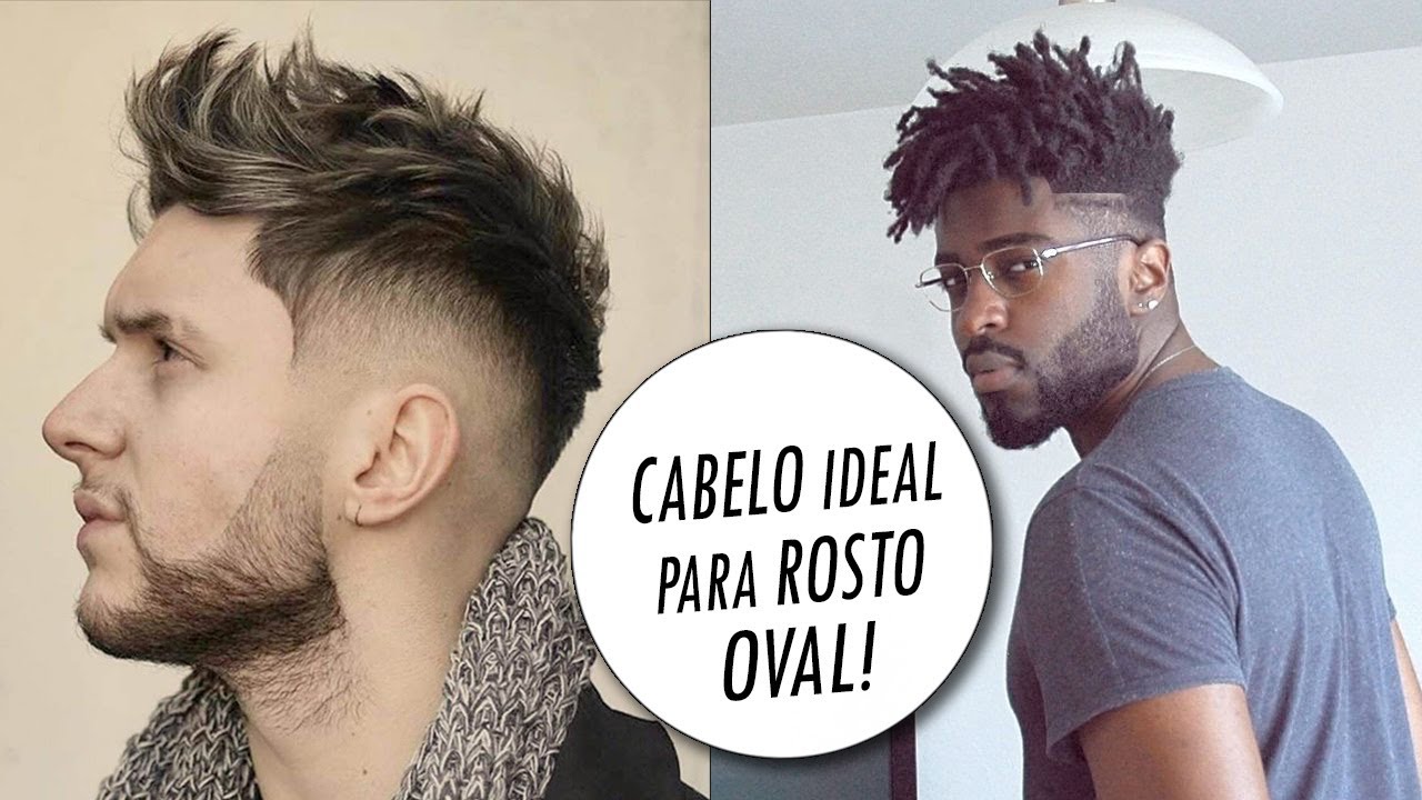 Cortes de cabelo masculino para rosto oval