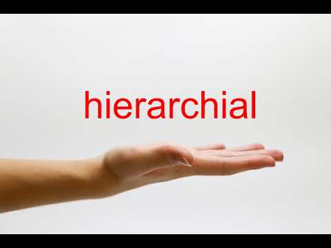 How to Pronounce hierarchial - American English