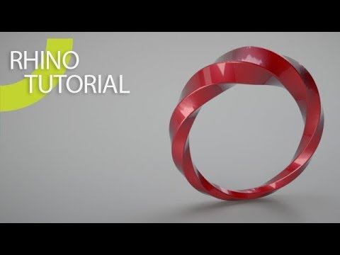 Rhino 3D Learning per principianti n. 10 (Anello)