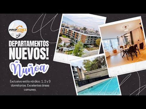 Video de Departamentos NUEVOS! 2 y 3 D, Ñuñoa.