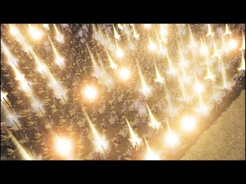 THE POWER OF 500 MORTARS vs BRITISH ARMY - Men of War Assault Squad 2 - Editor Scenario #71