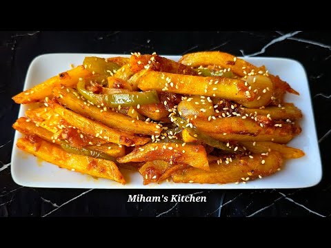 Spicy Crispy Chili Potato Recipe🍟 | Street Style Indo-Chinese Snack😋 Recipe #158