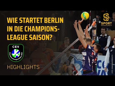 Berlin Recycling Volleys vs. ACH Volleys Ljubljana | Highlights - Hauptrunde, CL | SDTV Volleyball