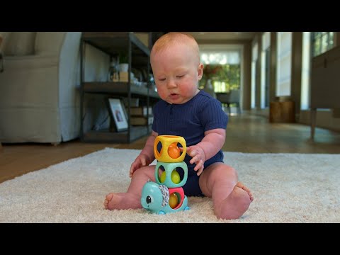 Lamaze Stack Rattle & Roll Blocks