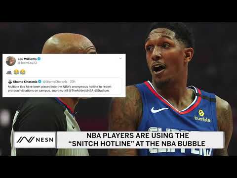 NBA Players are Using the “Snitch Hotline” at the NBA Bubble