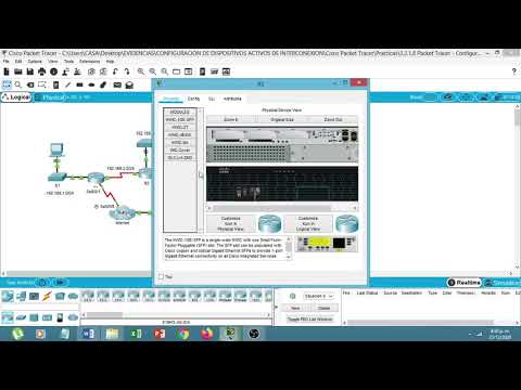 Ejercicio 3.2.1.8 Cisco Packet Tracer