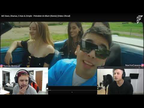 🇦🇷 ARGENTINOS REACCIONAN a MC Davo, Dharius, C-Kan & Zimple - Préndete Un Blunt (Remix)