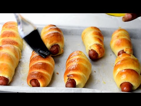EXTRA SOFT SAUSAGE BREAD ROLLS RECIPE